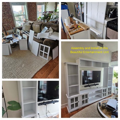 Entertainment Center white