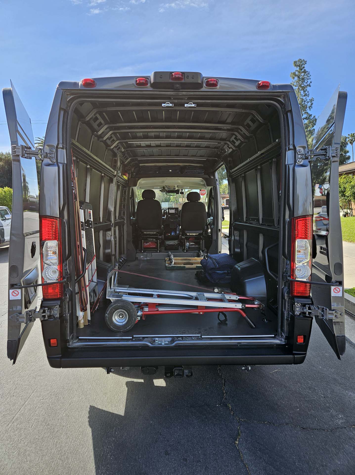 Back of Empty Van