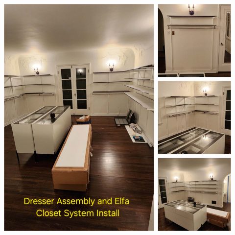 Large White Walk-In Closet