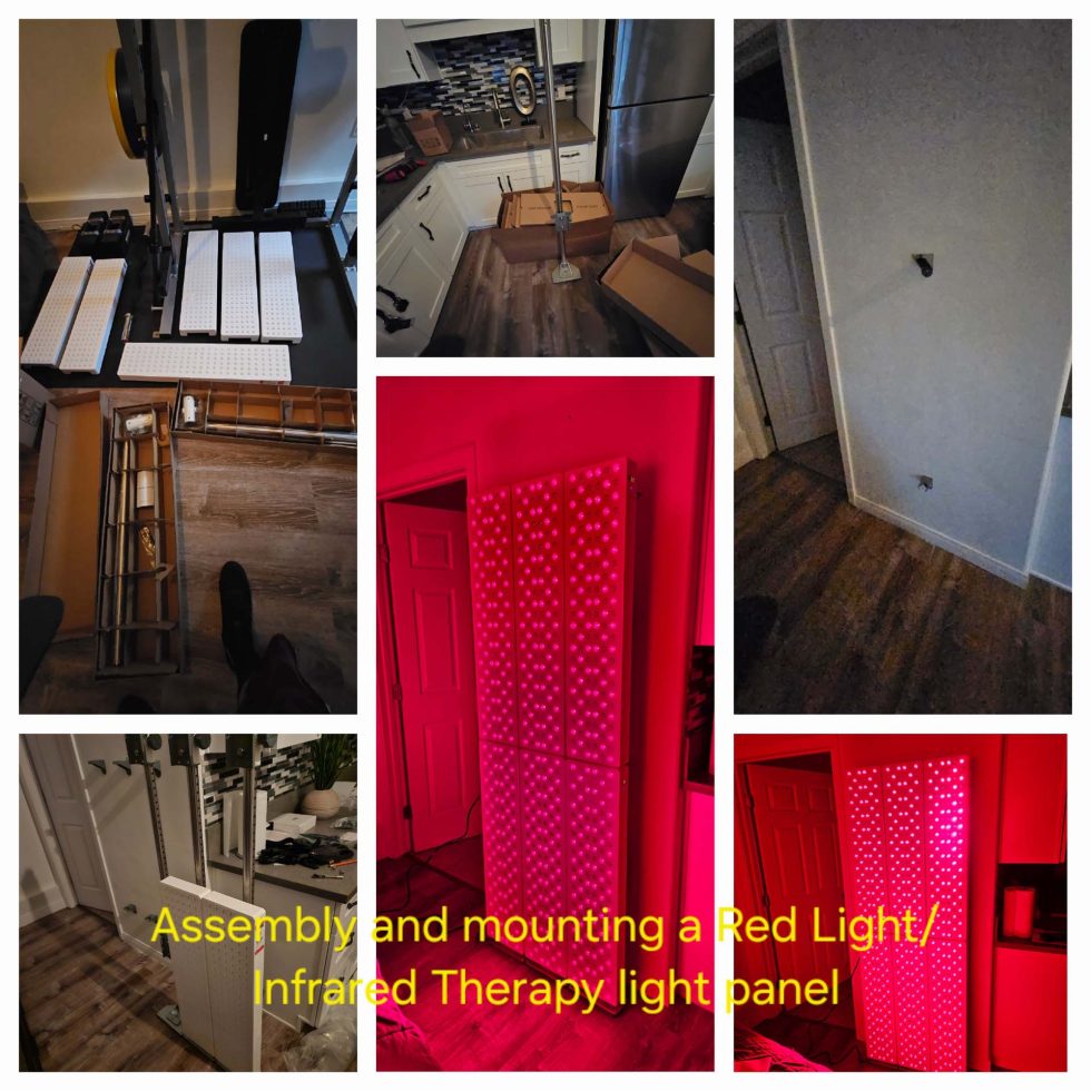 Red light therapy panel