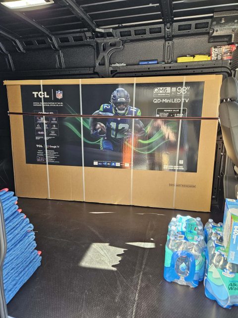 TV 98in box