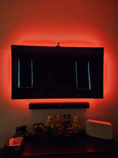 TV with redlight